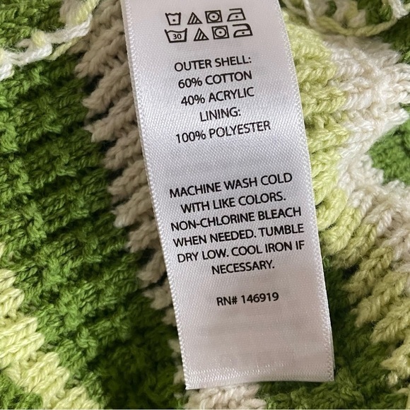 Sincerely Jules Cream & Green Striped Knit‎ Halter Maxi Dress - Picture 7 of 7